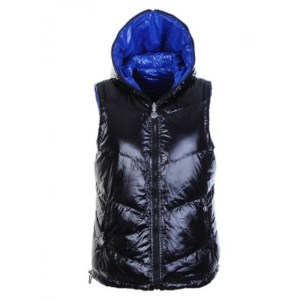 Moncler Donna Giù Gilet Nero Presa M34